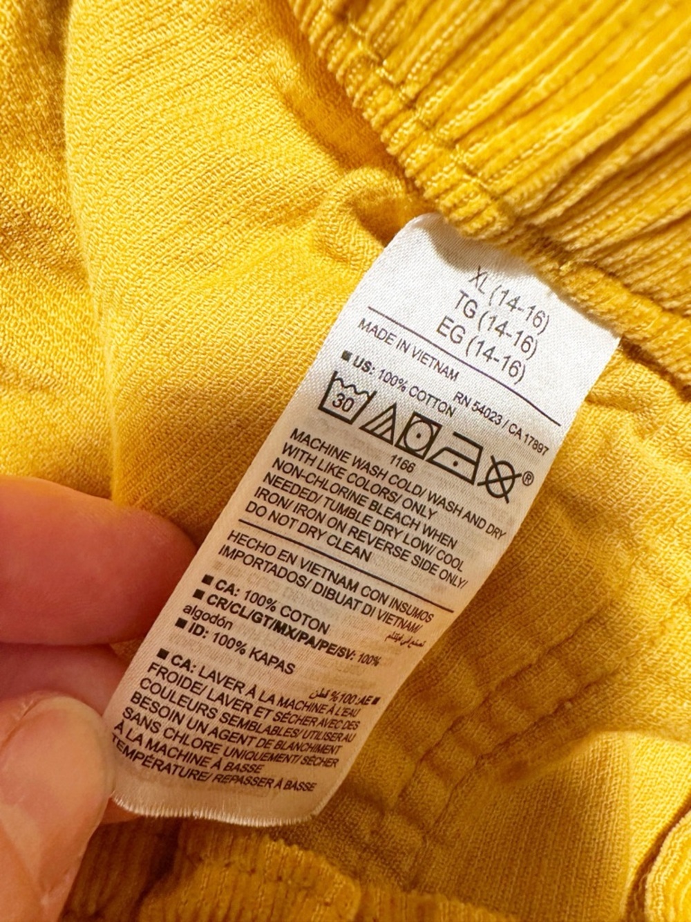 Old Navy Girls Mustard Yellow Corduroy Skirt Size XL 14-16 High Waisted - Picture 3 of 5
